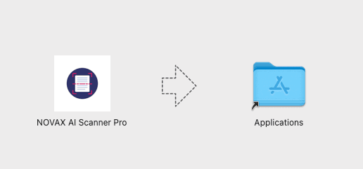 NOVAX AI Scanner Pro Interface