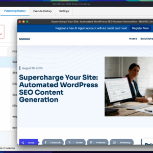 Wordpress SEO Expert Desktop - Lifetime License