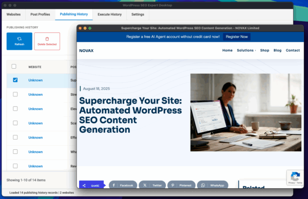Wordpress SEO Expert Desktop - Lifetime License